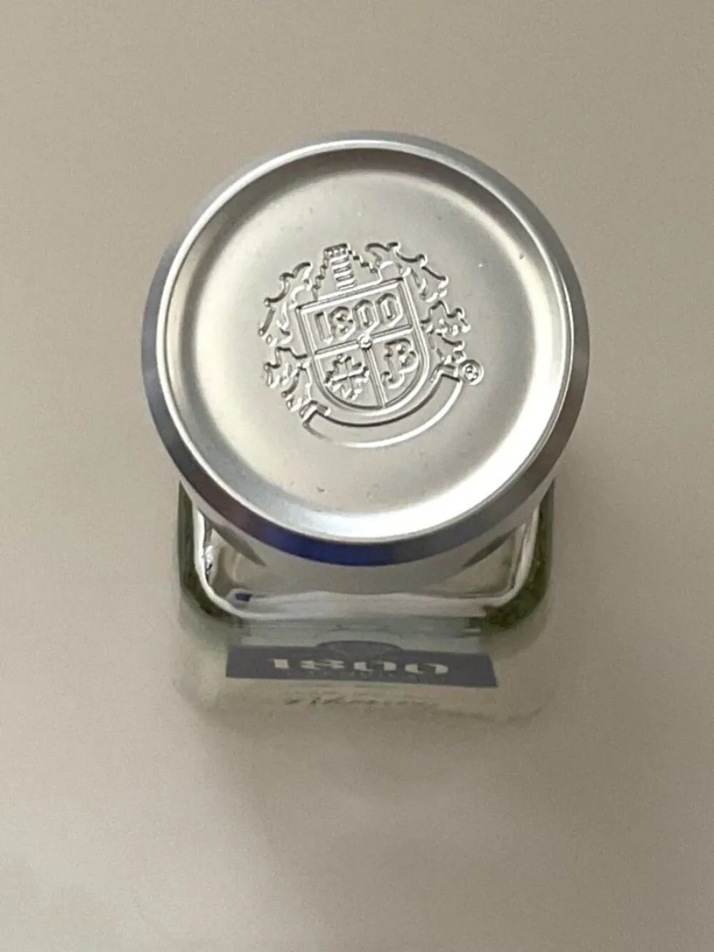 DIY 1800 TEQUILA CUTE BOTTLE EMPTY, GLASS, 200 ML
